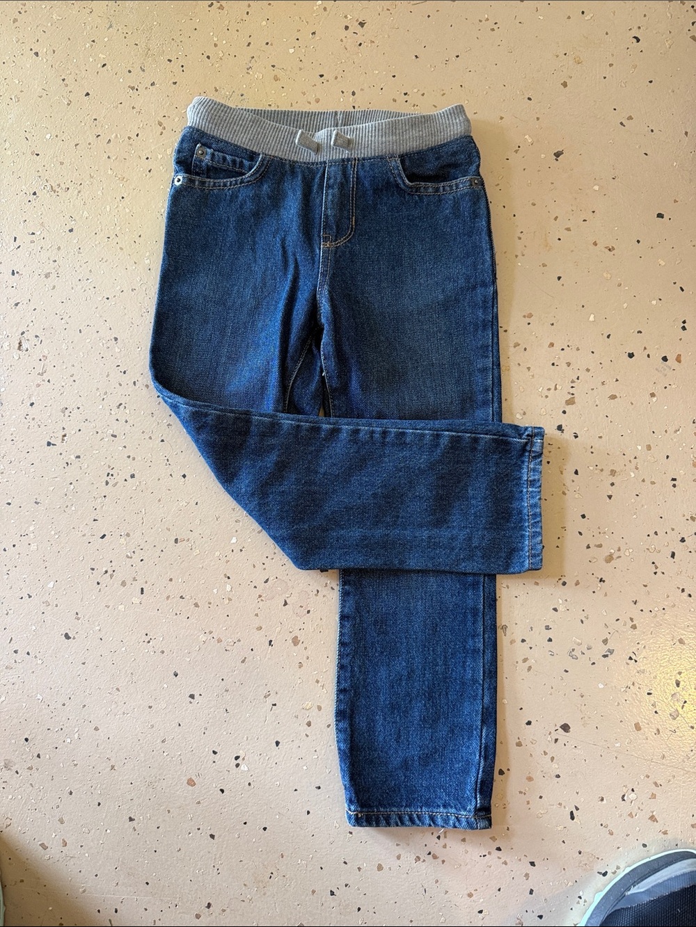 Children’s Place Blue Jeans 5T Toddler Straight Leg Drawstring Waist
